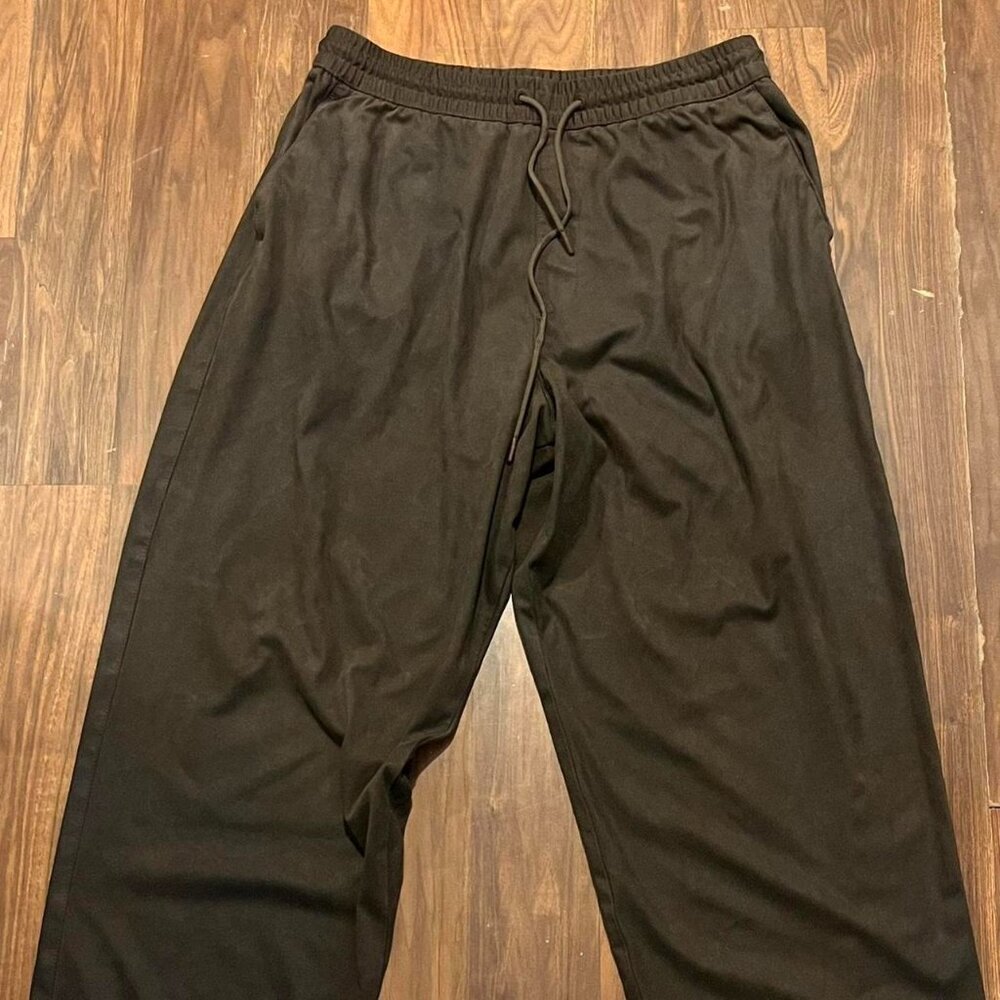 Zara Men's Black and Brown Joggers-tracksuits